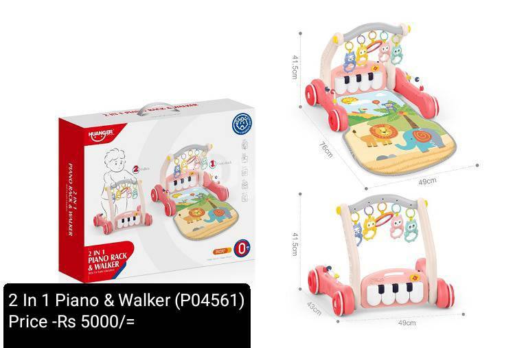 2 IN 1 PIANO & WALKER