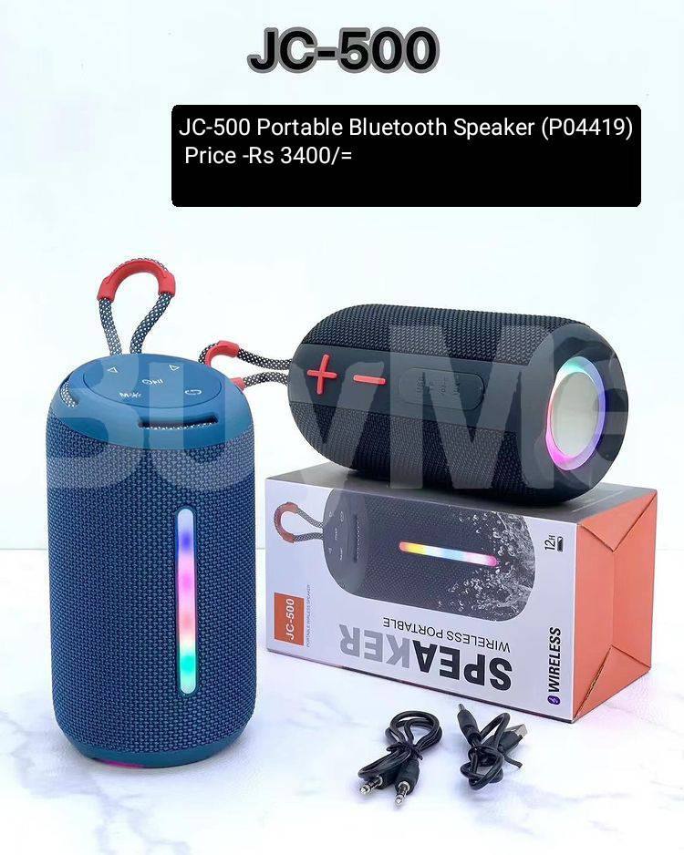 JC - 500 PORTABLE BLUETOOTH SPEAKER