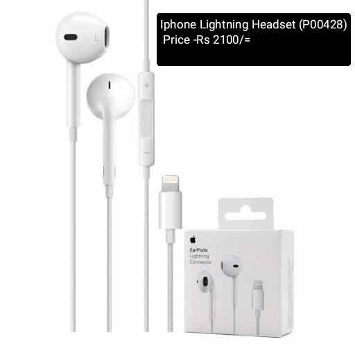 IPHONE LIGHTING HEADSET